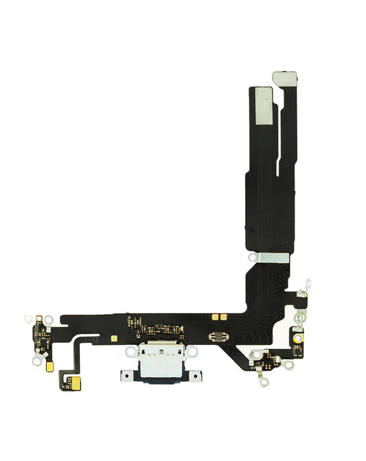 Charging Port Flex Cable for iPhone 16 (Aftermarket) (BLACK)