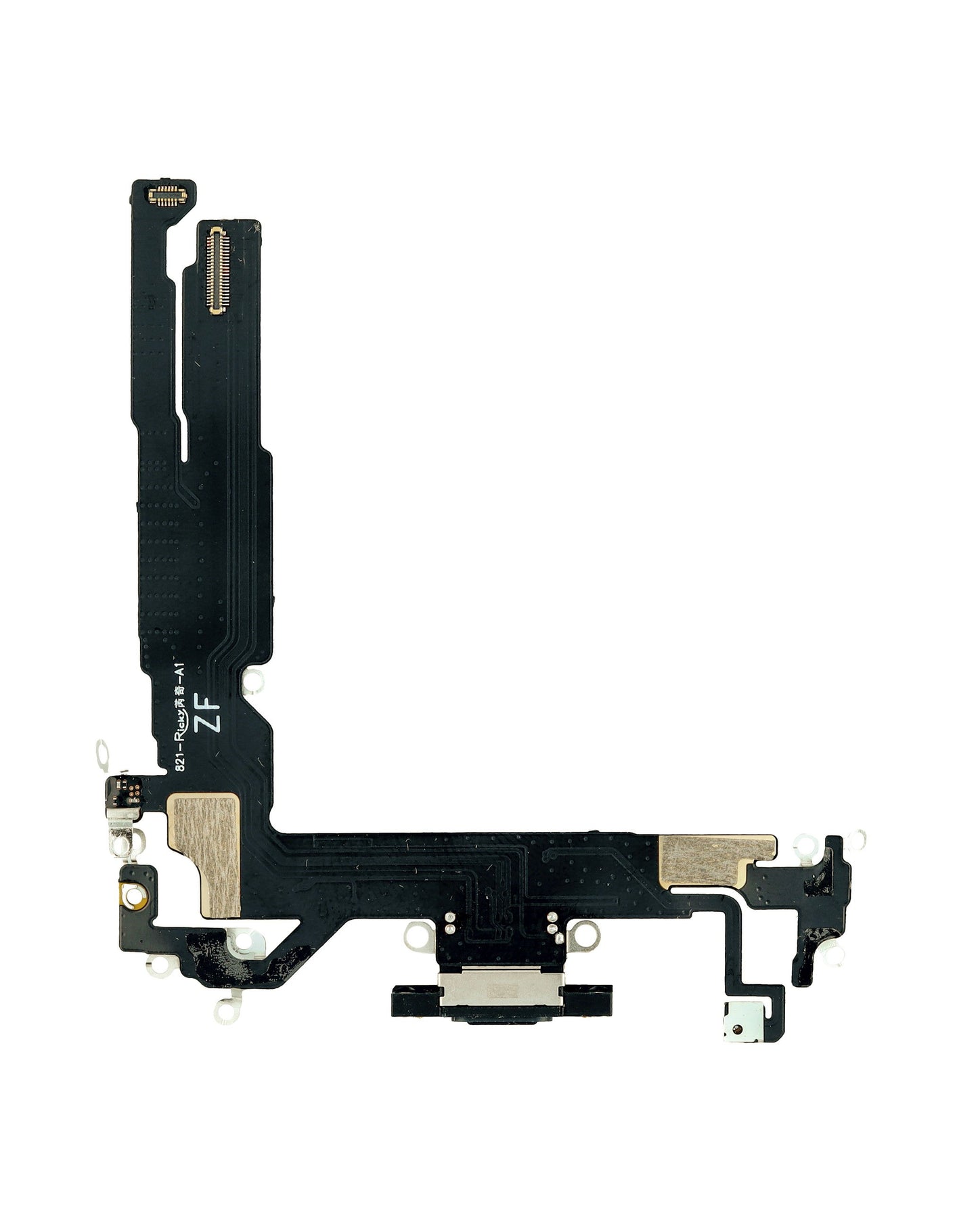 Charging Port Flex Cable for iPhone 16 (Aftermarket) (BLACK)