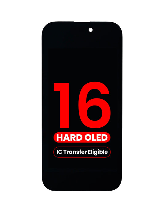 OLED Assembly for iPhone 16 (Aftermarket QV8 / Hard)