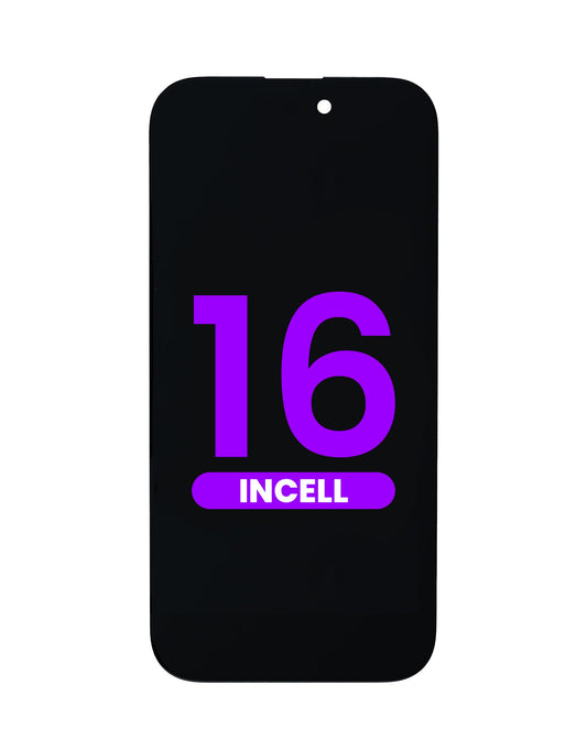 LCD Assembly for iPhone 16 (Aftermarket Incell / QV7) (IC Transfer Eligible)
