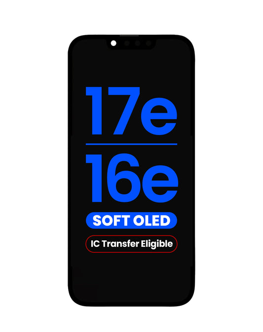 OLED Assembly for iPhone 16e / 17e (Aftermarket Pro Soft) (IC Transfer Eligible)