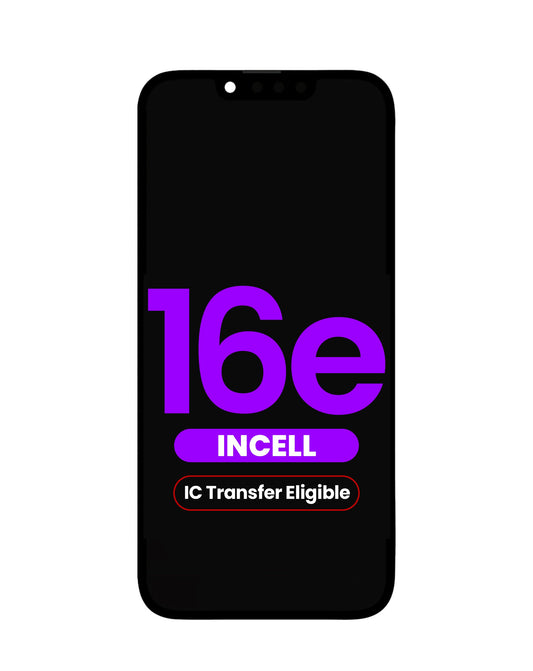 LCD Assembly for iPhone 16e (Aftermarket Incell / QV7) (IC Transfer Eligible)
