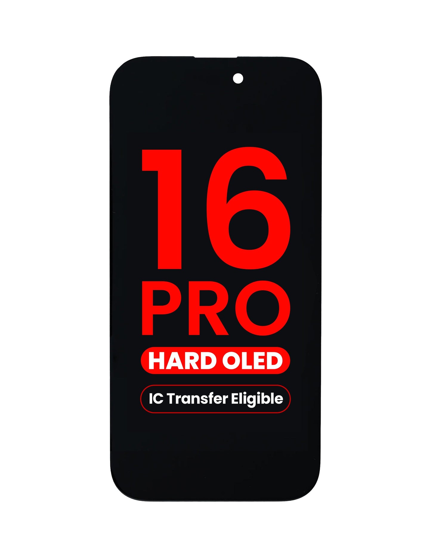 OLED Assembly for iPhone 16 Pro (Aftermarket QV8 / Hard / 90HZ) (IC Transfer Eligible)