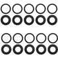 Back Camera Lens with Adhesive for iPhone 16 / 16 Plus (2 Piece Set) (Pack of 10) (Aftermarket)