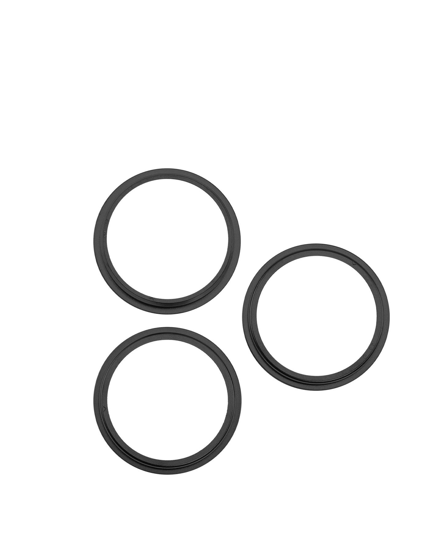 Back Camera Bezel Ring for iPhone 16 Pro / 16 Pro Max (BLACK TITANIUM) (3 Piece Set)
