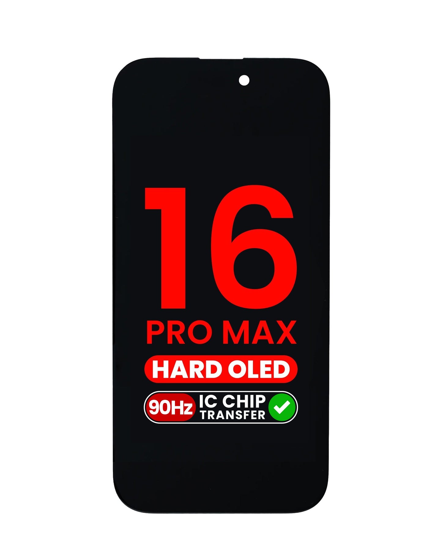 OLED Assembly for iPhone 16 Pro Max (Aftermarket QV8 / Hard)