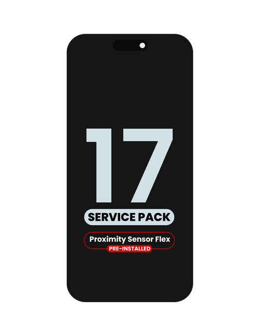 OLED Assembly with Proximity Sensor Flex Pre-Installed for iPhone 17 (Service Pack)