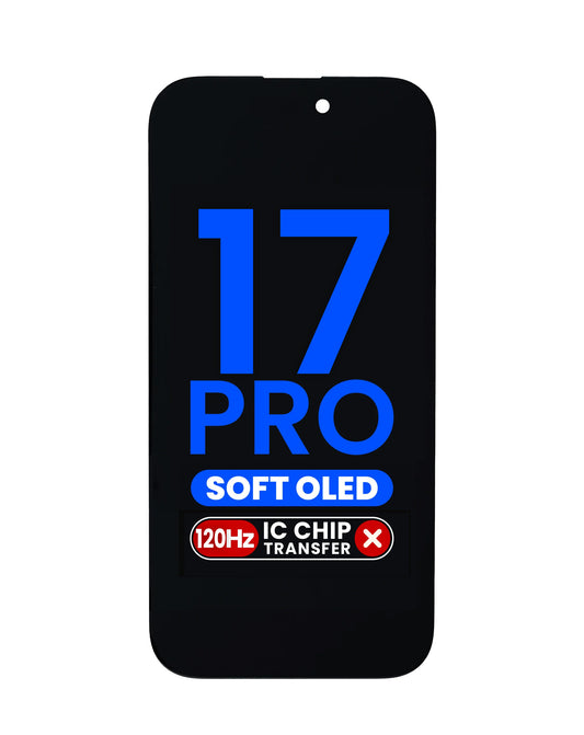OLED Assembly for iPhone 17 Pro (Aftermarket Pro Soft / 120HZ)