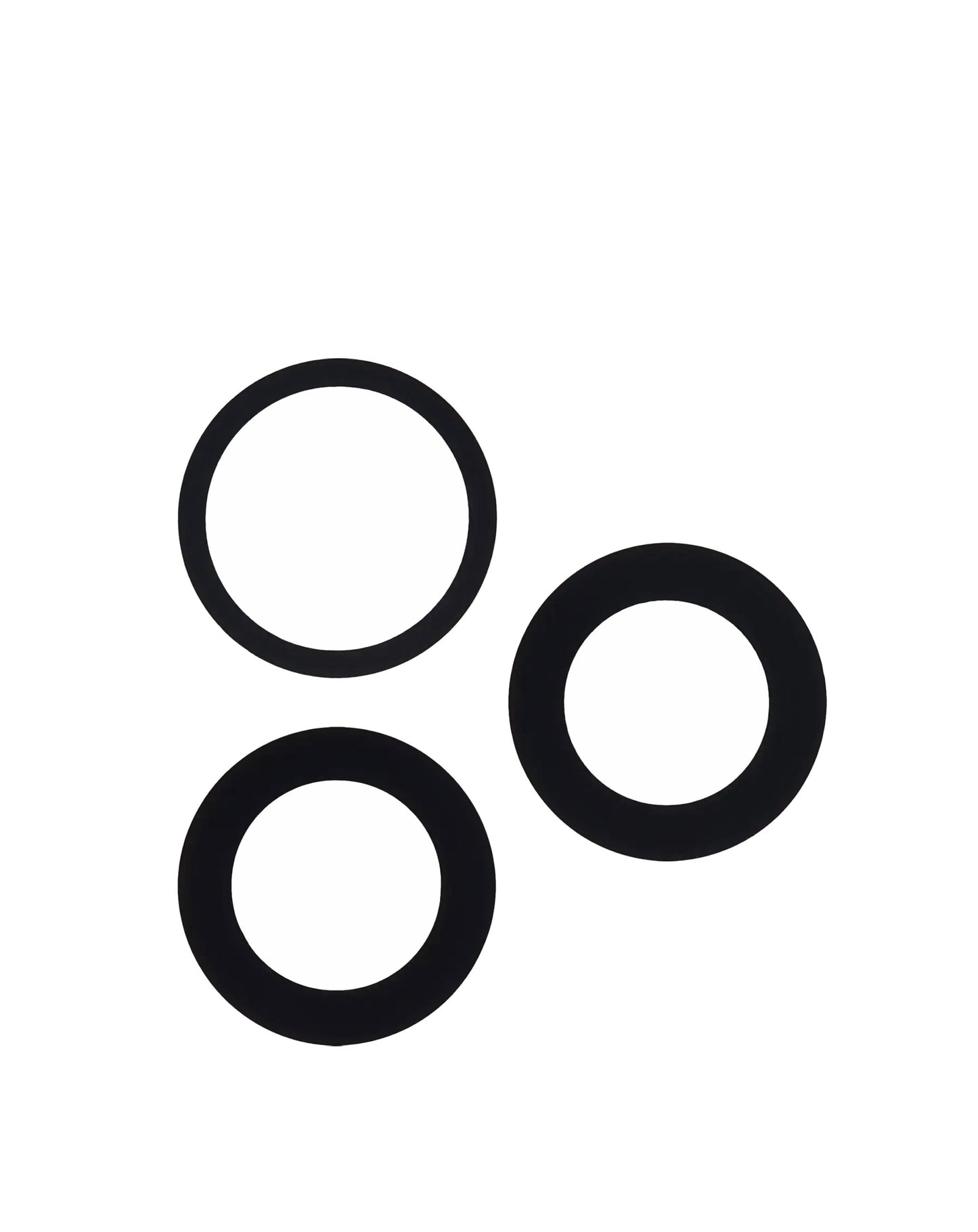 Back Camera Lens (Glass Only) with Adhesive for iPhone 17 Pro / 17 Pro Max (3 Piece Set) (Aftermarket Plus) (10 Pack)