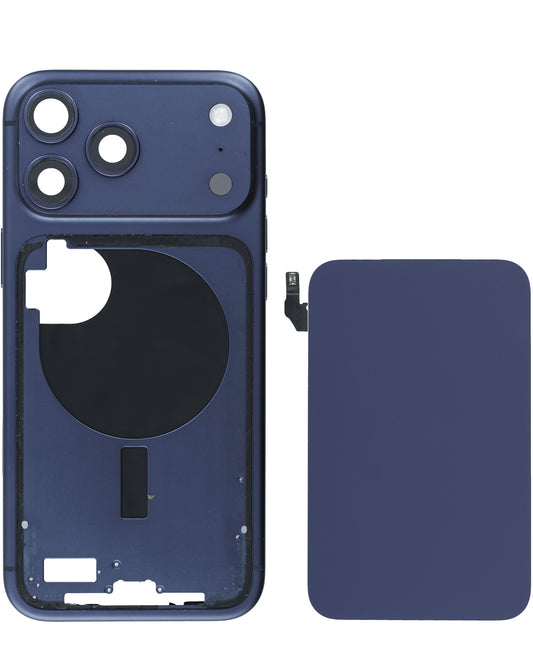 Back Housing Frame with Small Components Pre-Installed for iPhone 17 Pro Max (DEEP BLUE) (US Version)