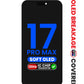 OLED Assembly for iPhone 17 Pro Max (Aftermarket Soft / QV8 / 120HZ) (IC Transfer Eligible) (Exclusive OLED Breakage Warranty)