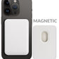 Leather Magnetic Card Wallet Holder - WHITE (Only Ground Shipping)
