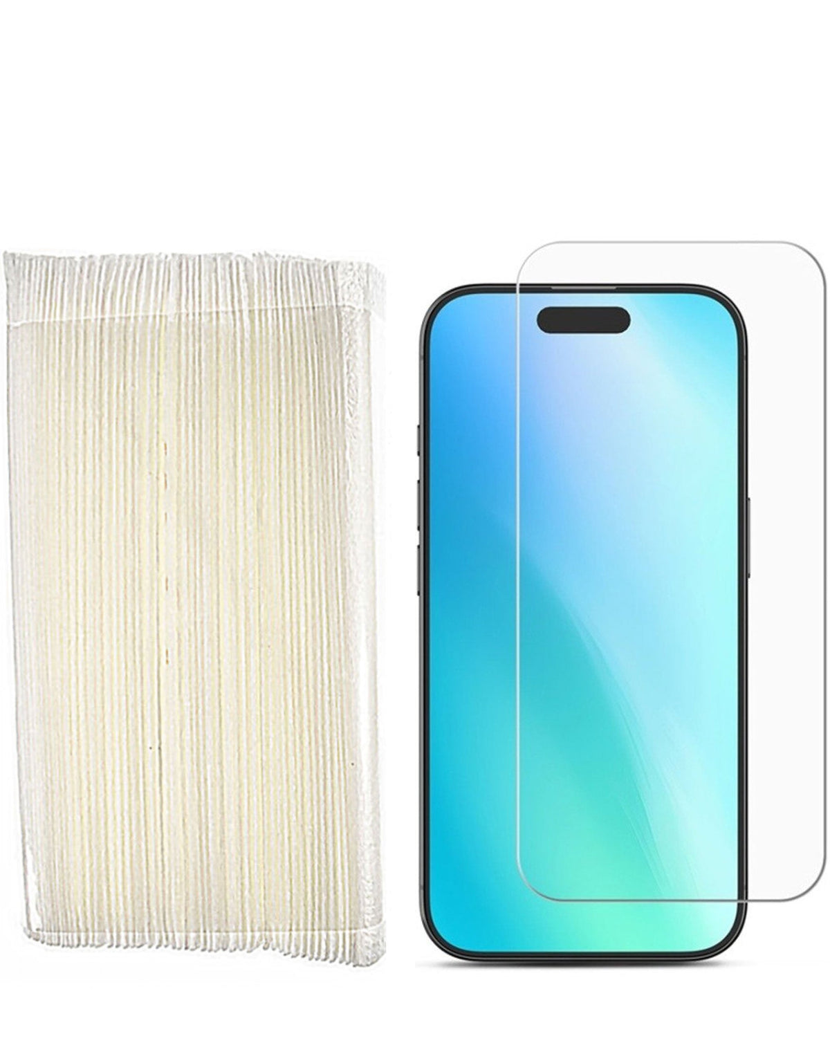 Clear Tempered Glass for iPhone 16 Pro / 17 / 17 Pro (2.5D / 50 Pcs in Bulk)