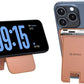 ESOULK Foldable Stand Wallet Case for iPhone 16, 15, 14, 13, 12 Series (Brown)