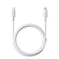 BASEUS Silky Series Fast Charging Cable USB C-L (MOON WHITE) (6ft) (20W) (Only Ground Shipping)