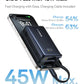 BASEUS PicoGo Digital Display Power Bank (45W) (10000mAh) (COSMIC BLACK) (Only Ground Shipping)