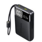 BASEUS EnerFill FC11 Digital Display Power Bank with Dual Built-in Cables (22.5W) (10000 mAh) (CLUSTER BLACK) (Only Ground Shipping)