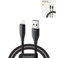 Toocki USB A-L Non-MFI Fast Charging Data Cable (BLACK) (6ft) (20W) (Only Ground Shipping)