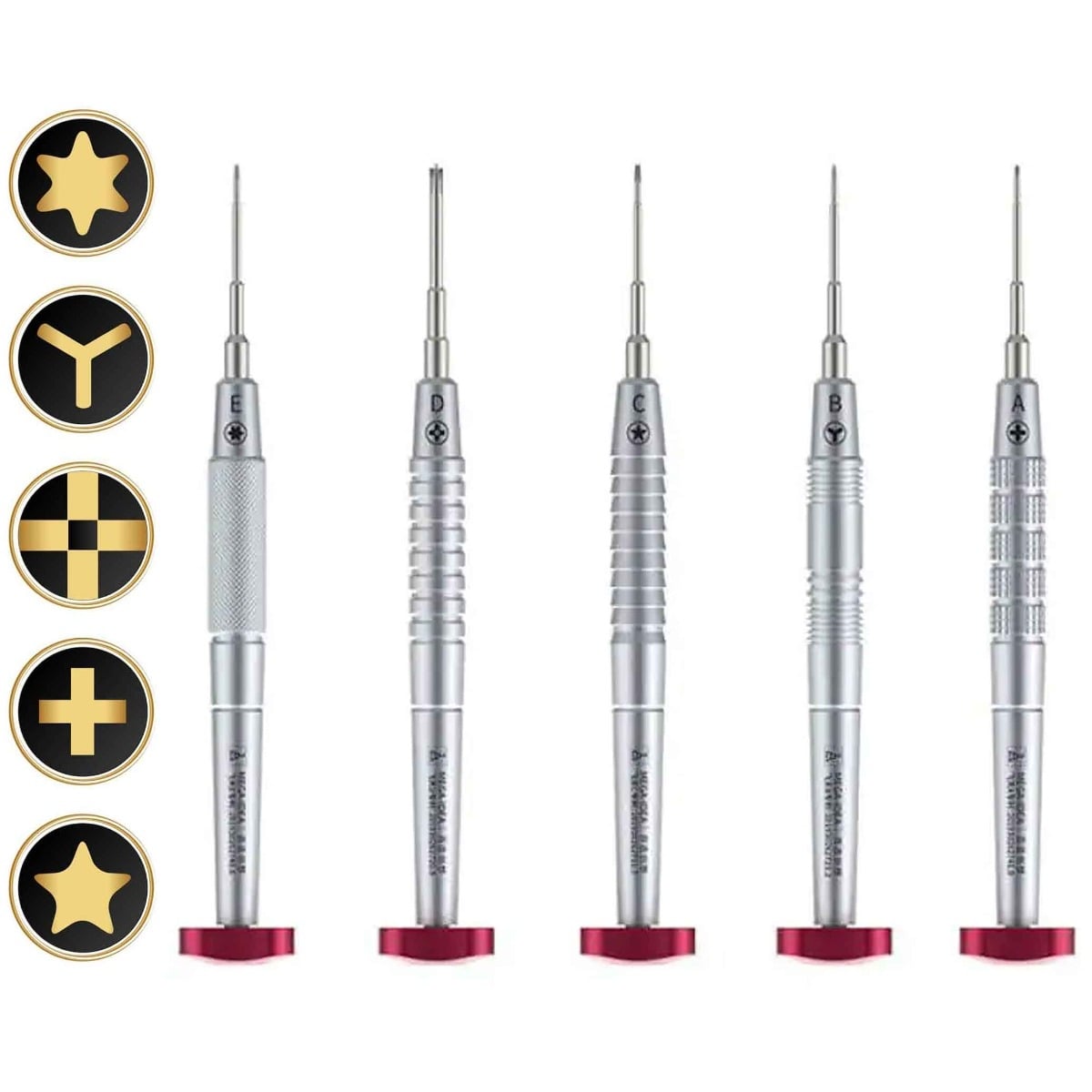 QianLi Mega-Idea Flying 2D Precision Screwdriver Set (1.2mm / 0.6mm / 0.8mm / 2.5mm / T2)