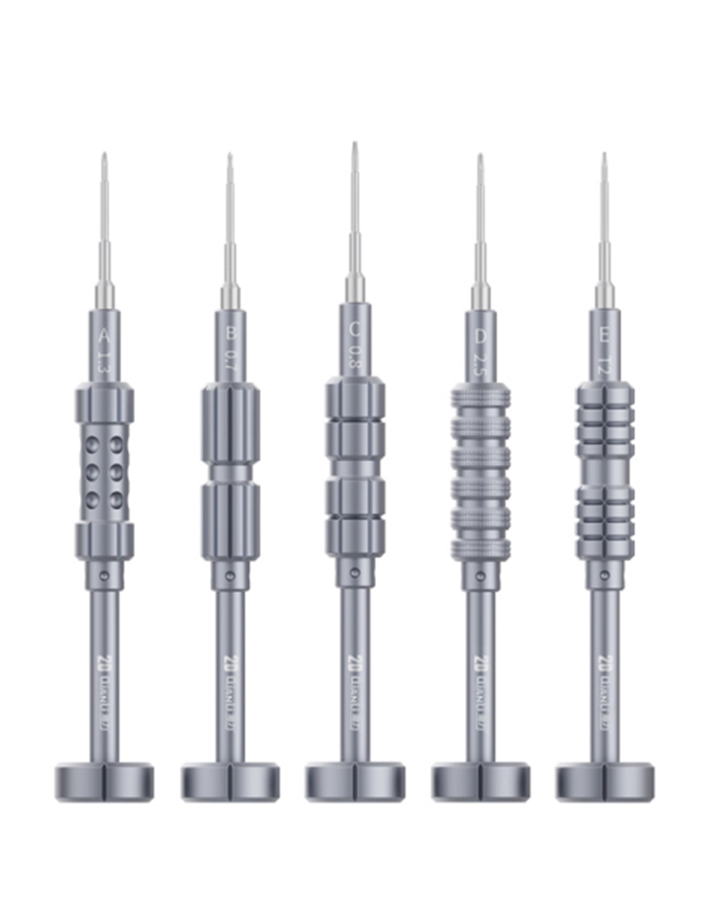 QianLi Mega-Idea 2D iThor Screwdriver Set (1.3mm / 0.7mm / 0.8mm / 2.5mm / T2)
