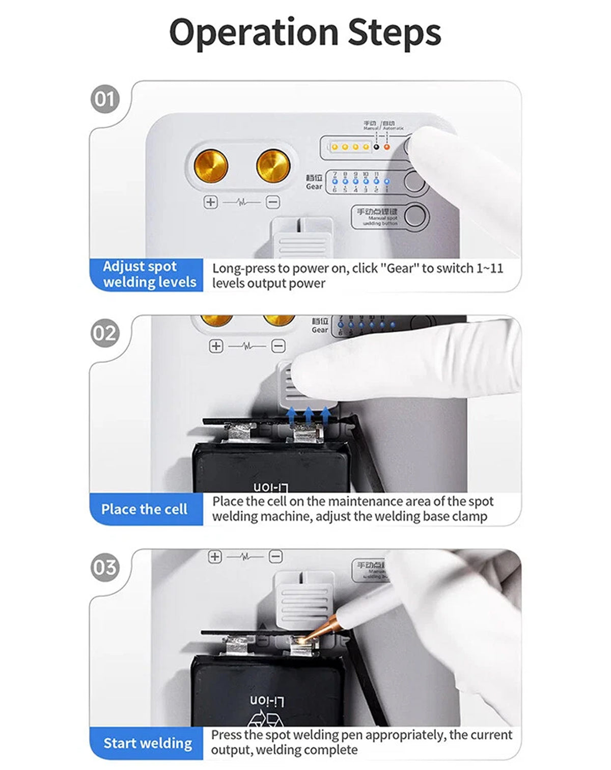 QianLi Macaron 2S Portable Spot Welding Machine Mini Spot Welder for iPhone Battery (Only Ground Shipping)