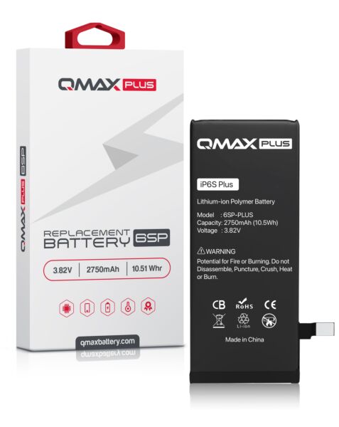 QMAX Plus iPhone 6S Plus Replacement Battery (2750 mAh)