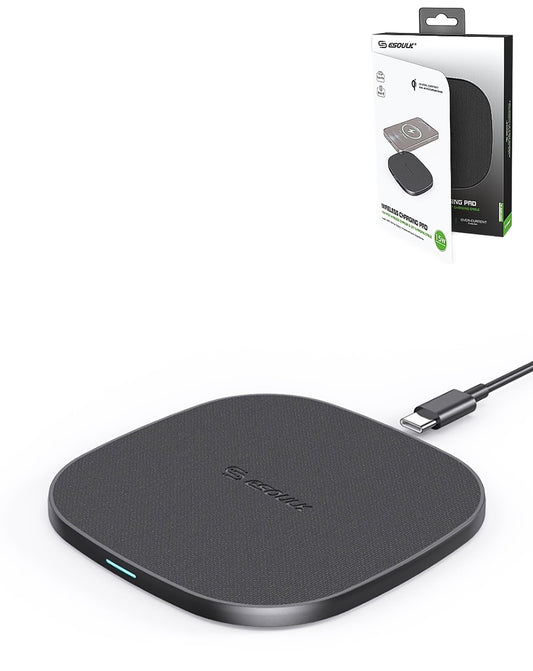 Esoulk QI Wireless Charger (15W) (BLACK)