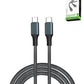 Esoulk USB C-C Charging & Data Sync Cable (BLACK) (100W) (6ft) (Only Ground Shipping)