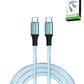 Esoulk USB C-C Charging & Data Sync Cable (BLUE) (100W) (6ft)