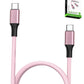 Esoulk USB C-C Charging & Data Sync Cable (PINK) (100W) (6ft)