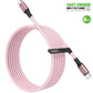 Esoulk USB C-C Charging & Data Sync Cable (PINK) (100W) (6ft)