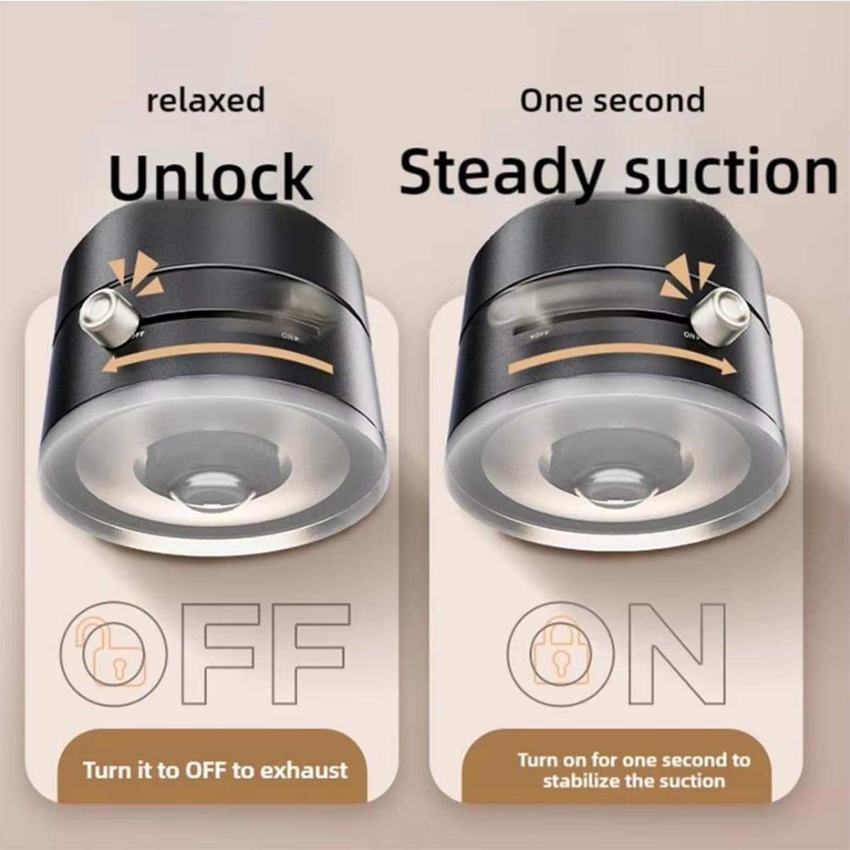Max Charge Magnetic Suction Phone Mount (WHITE) (Only Ground Shipping)