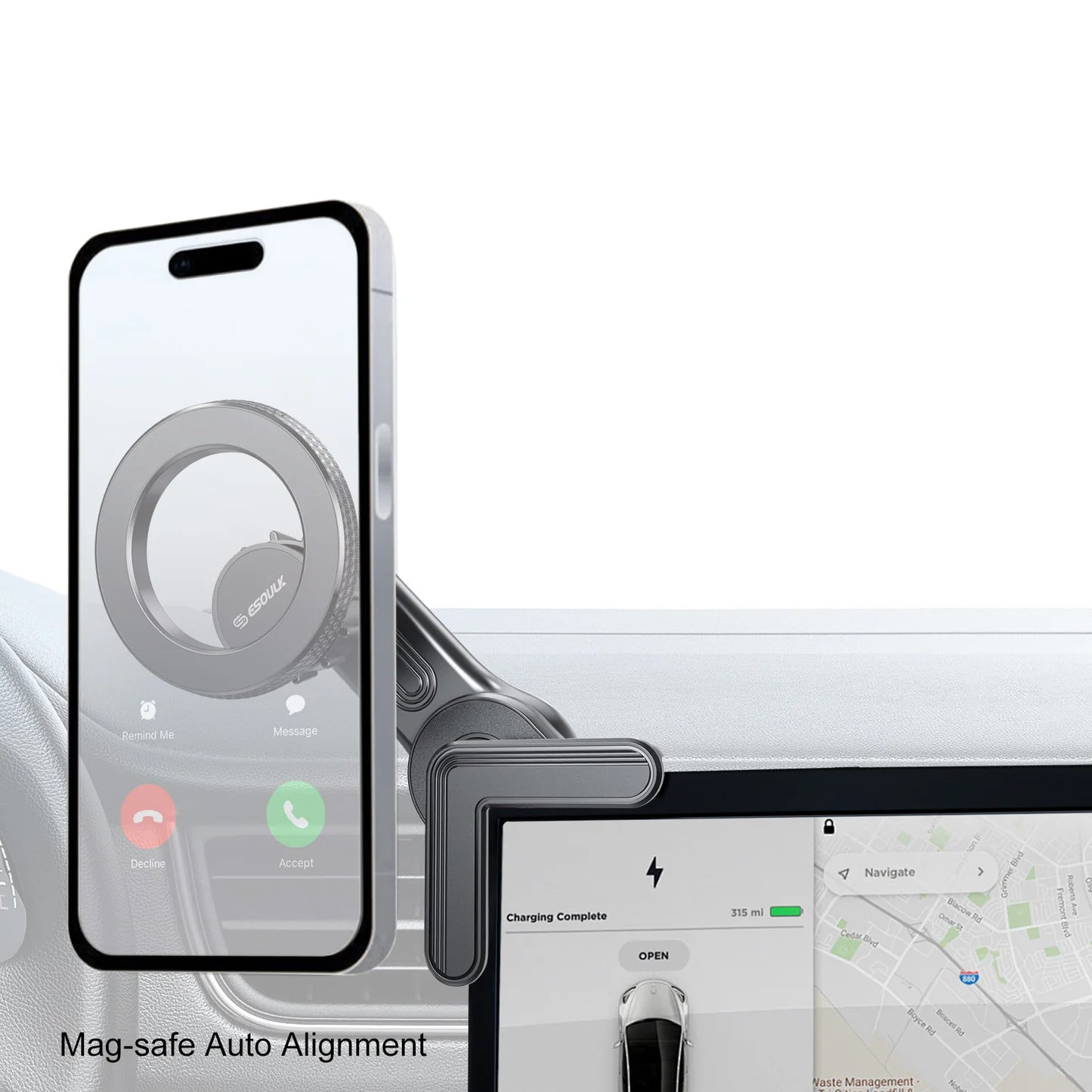 Esoulk Car Screen Magnetic Phone Holder For Tesla (Only Ground Shipping)