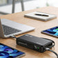 Esoulk Built-in Retractable Cable Power Bank (BLACK) (10000 mAh / 45W) (Only Ground Shipping)