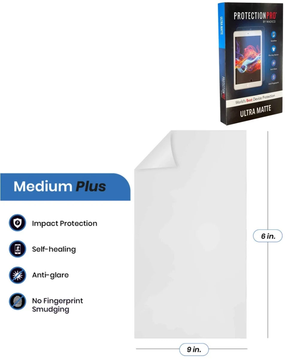 ProtectionPro - Blank Ultra Matte Film (Medium) (Pack of 10)