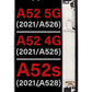 SGA A52 2021 4G (A525) / A52 5G (A526) A52s 2021 (A528) Screen Assembly (With The Frame) (OLED) (Awesome Black)