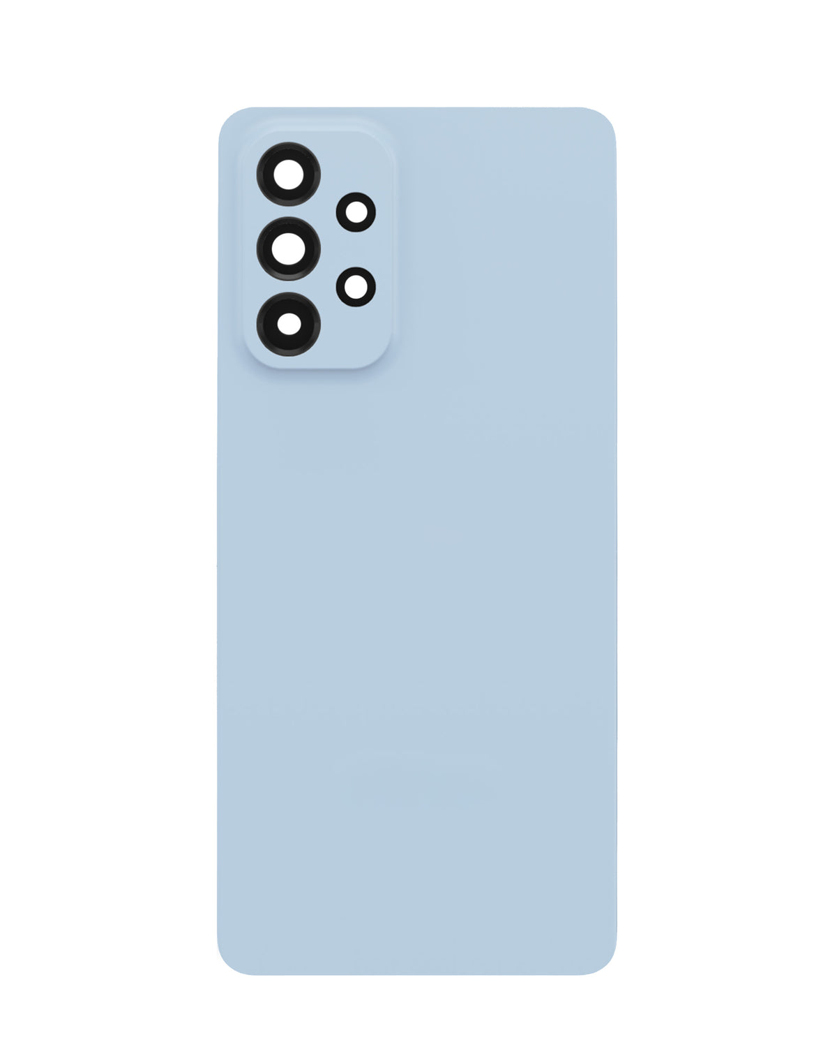 Back Glass with Camera Lens and Adhesive for Galaxy A53 5G (A536 / 2022) (NO LOGO) (BLUE)