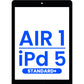 Standard+ iPad 5 (2017) / Air 1 Digitizer Assembly (BLACK) (Air 1 Home Button Pre-Installed)
