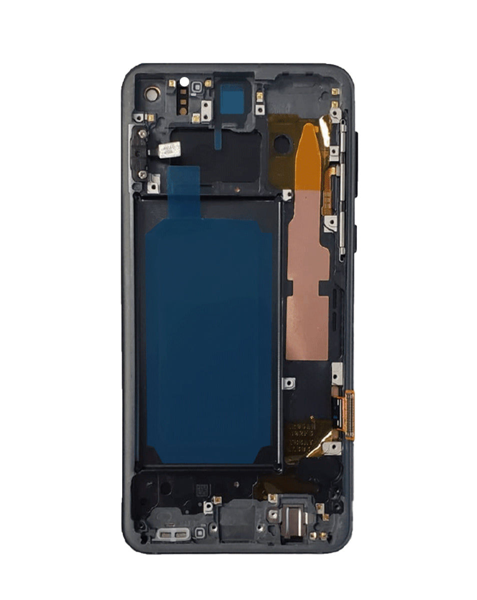OLED Assembly with Frame for Galaxy S10E (G970) (BLACK) (Premium)