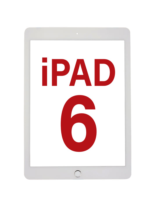 iPad 6 (2018) Digitizer (Home Button Pre-Installed) (Aftermarket Plus) (White)