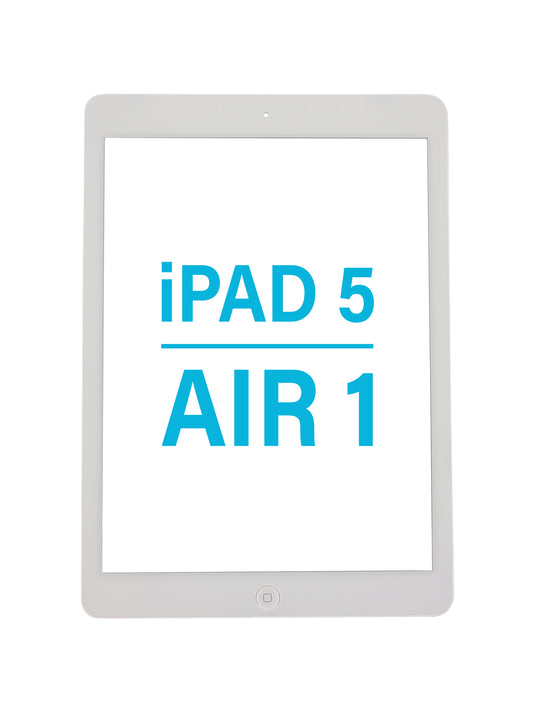 iPad 5 / Air 1 Digitizer (Home Button Pre-Installed) (Aftermarket) (White)