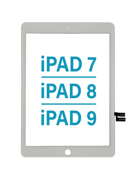iPad 7 / iPad 8 / iPad 9 Digitizer (Aftermarket) (White)