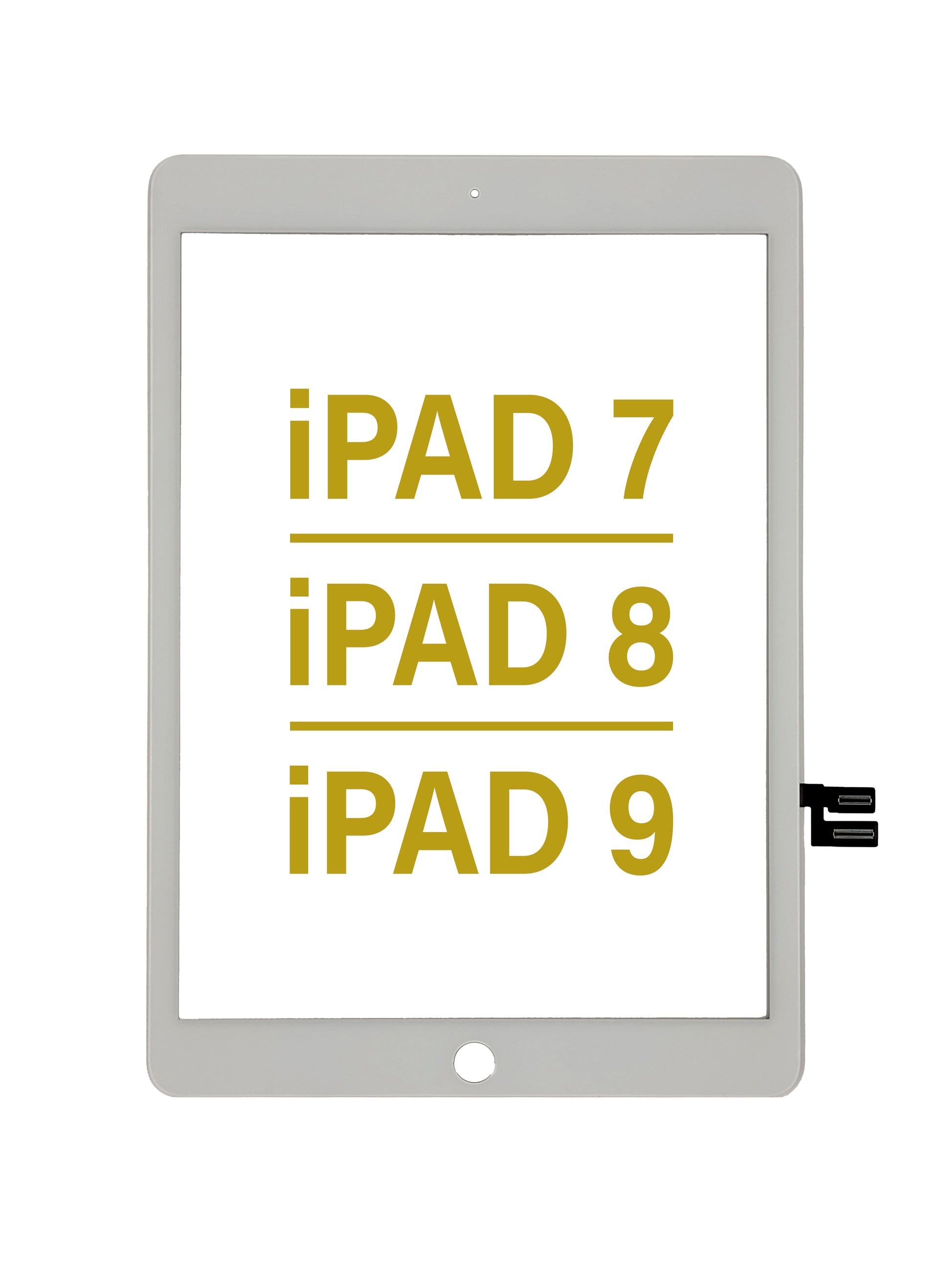 iPad 7 / iPad 8 / iPad 9 Digitizer (Premium) (White) – Mobile Active