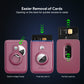 Esoulk Magnetic Wallet w/ Airtag Slot (Maroon)