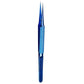 LuoWei Titanium Alloy Tweezers - Straight (BLUE)