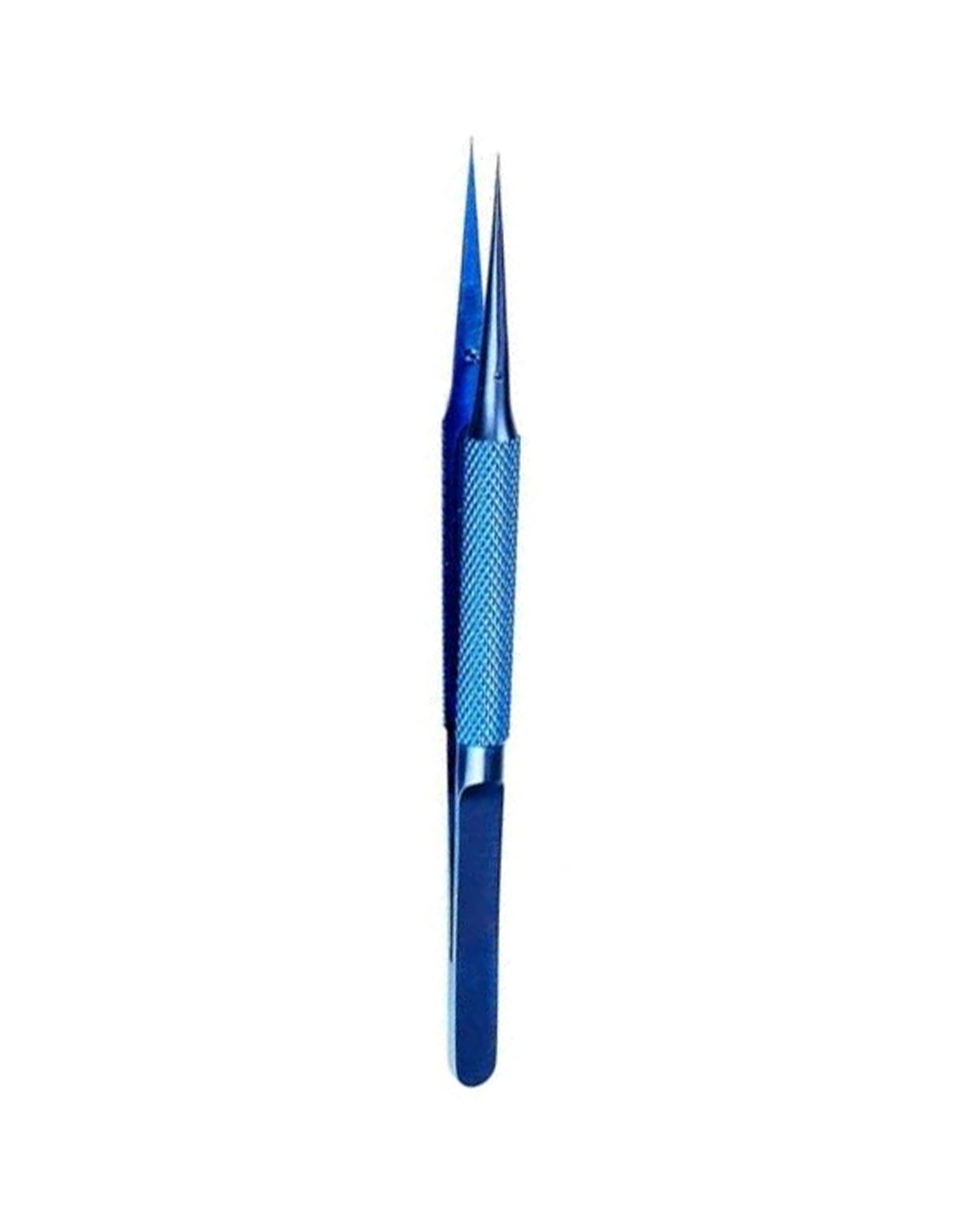 LuoWei Titanium Alloy Tweezers - Straight (BLUE)