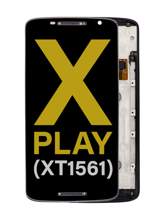 Moto X Play (XT1561) Screen Assembly (With The Frame) (Refurbished) (Black)