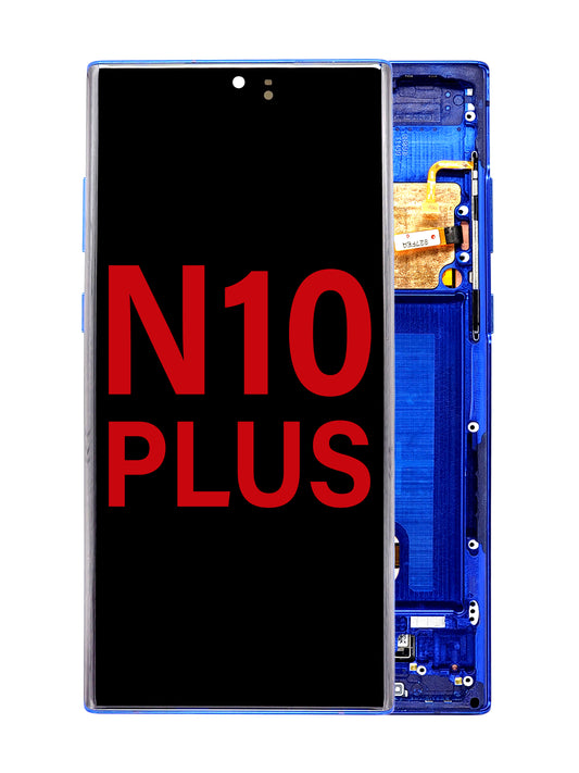 SGN Note 10 Plus 5G Screen Assembly (With The Frame) (OLED) (Blue)