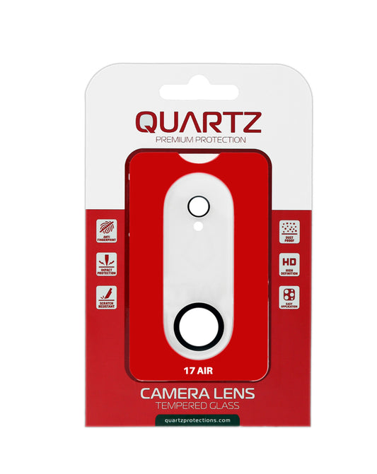 QUARTZ Clear Back Camera Tempered Glass for iPhone Air