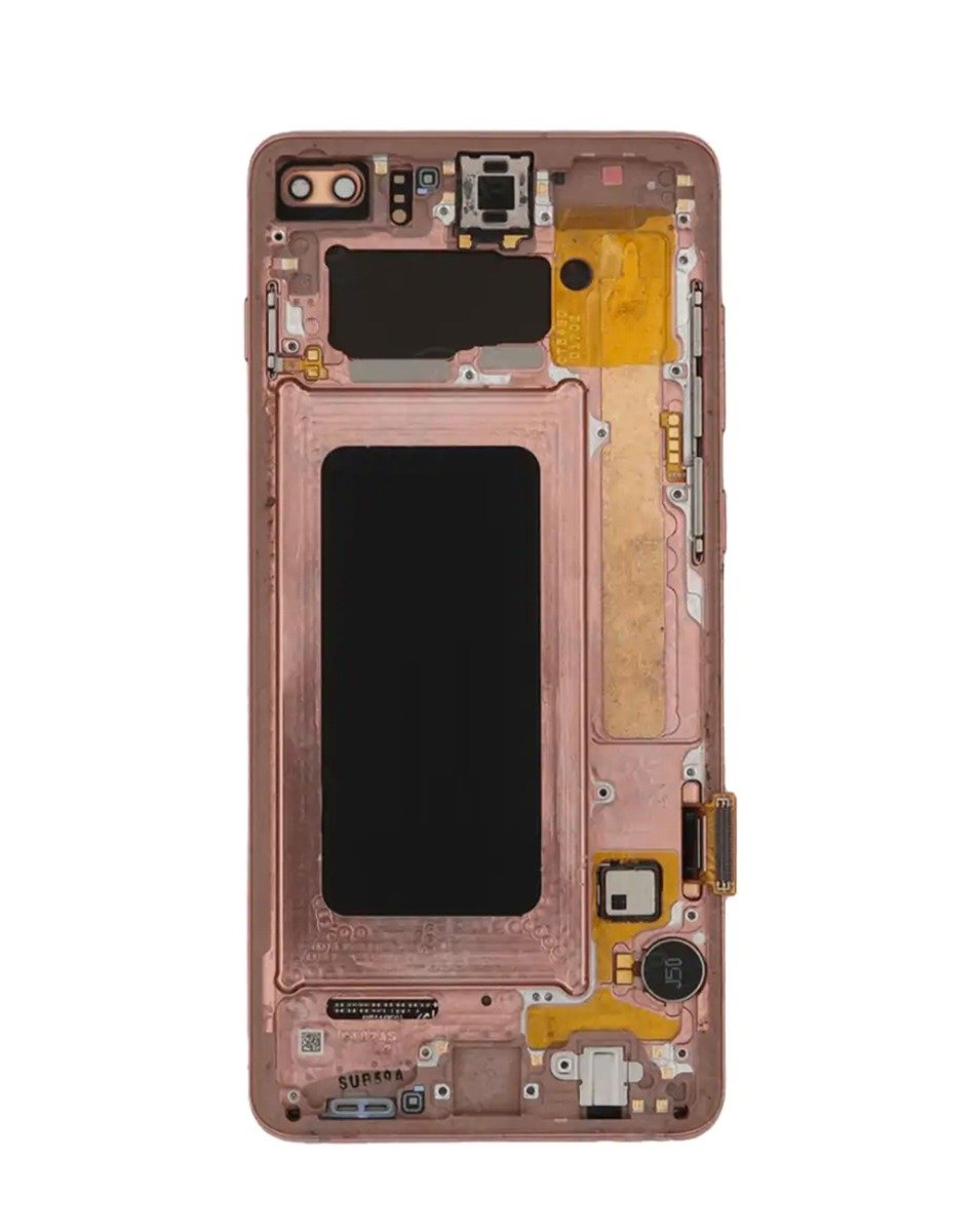 OLED Assembly with Frame for Galaxy S10 Plus (G975) (FLAMINGO PINK) (Premium)